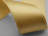 Double Satin 3mm jaune or